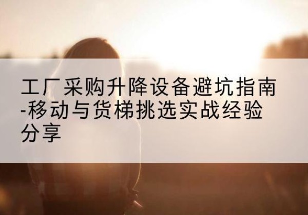 魏县移动式升降机怎么选-工厂采购升降设备避坑指南-移动与货梯挑选实战经验分享